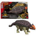 Jurassic World Rebirth Wild Roar Ankylosaurus Dinosaur Toy, Tail Attack Motion & Sound