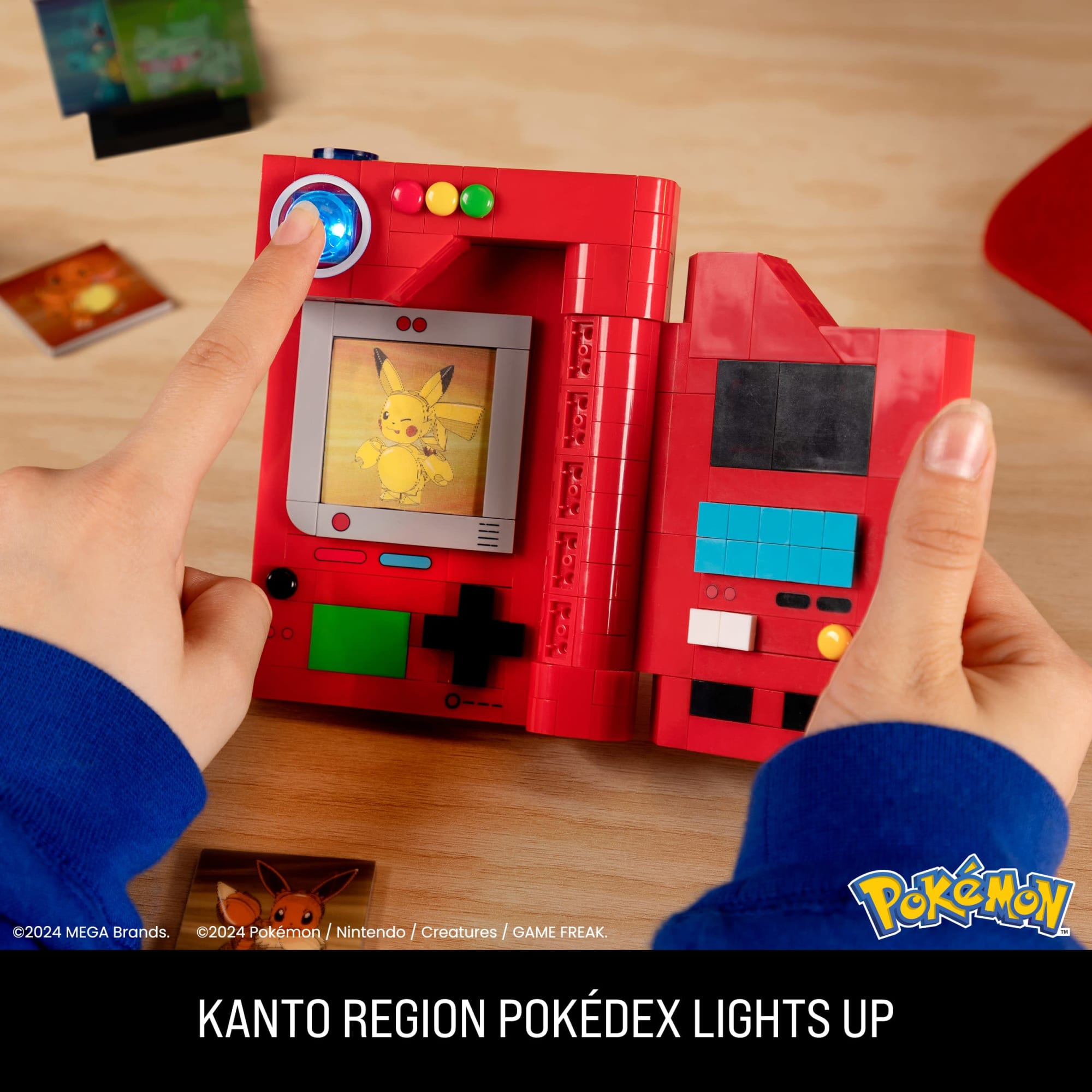 MEGA Pokémon Kanto Region Pokédex Building Kit (322Pieces) For Collectors