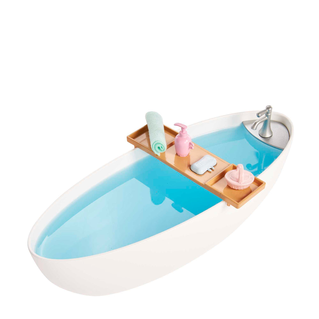 Barbie Fashion & Beauty Set de Juego Baño de Burbujas con Muñeca