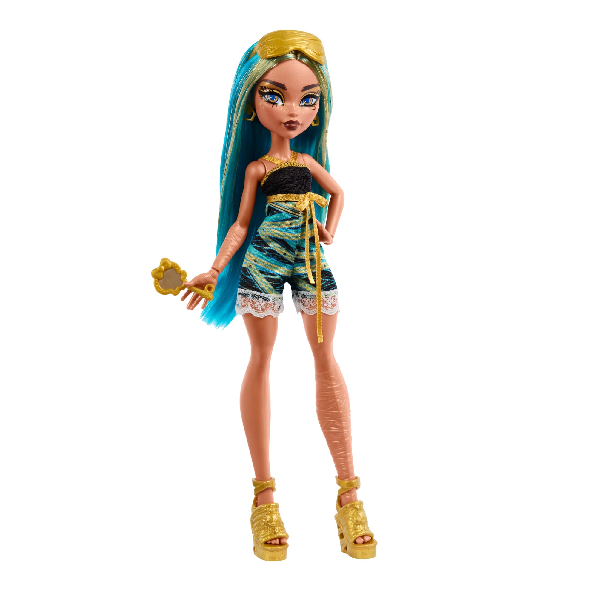 Monster High Muñeca Reveal Pijamas Monstruosas Cleo