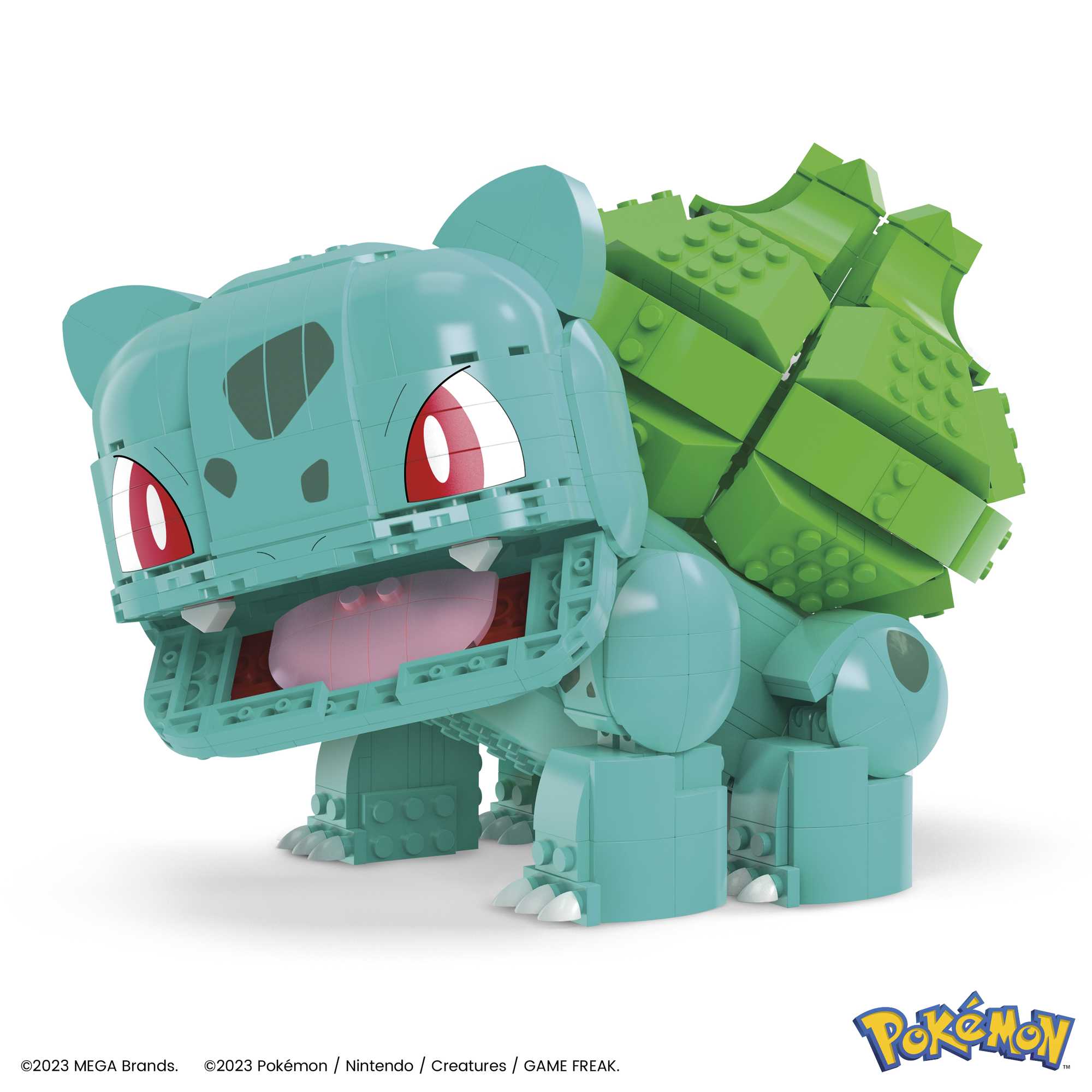MEGA Pokémon Jumbo Bulbasaur Building Toy Kit, With 1 Action Figure (789 Pieces) For Kids