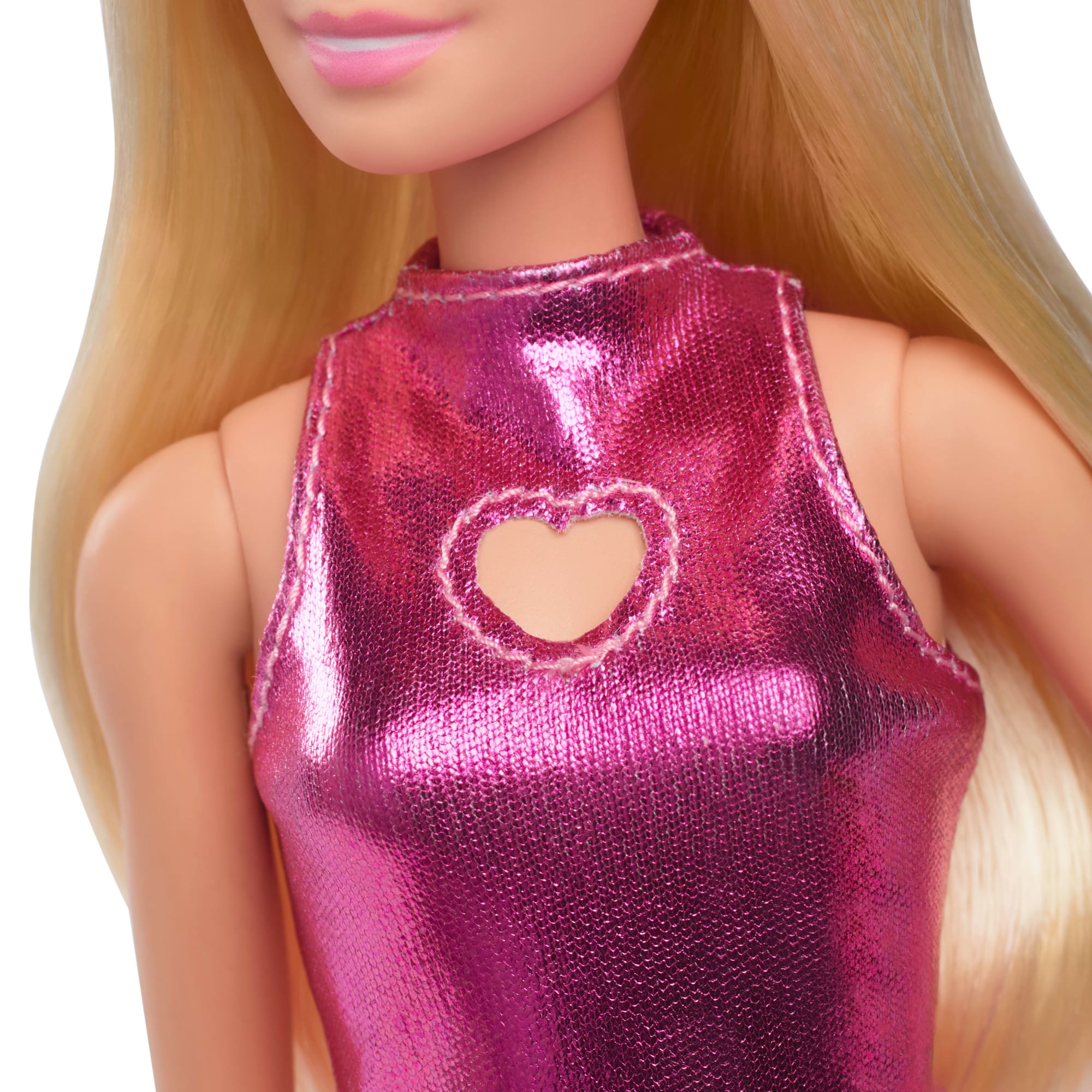 Barbie Fashionista Muñeca Vestido Rosa de Piel